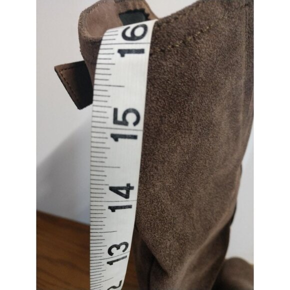 Carlos By Carlos Santana Womens Brown Suede Knee-High Sabina Boots 7.5M With Buc - Picture 5 of 14